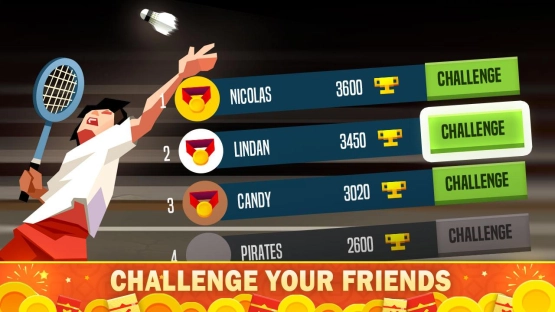 screenshot of Badminton League Mod Apk 4