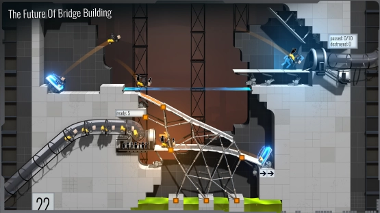 screenshot of Bridge Constructor Portal Mod Apk 1