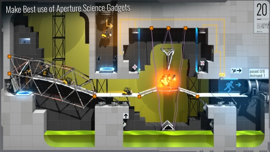 screenshot of Bridge Constructor Portal Mod Apk 4