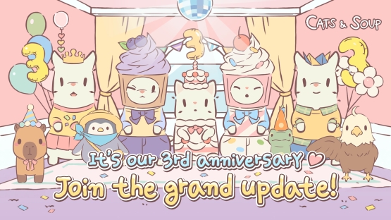 Cats & Soup - Cute Cat Game Mod Apk