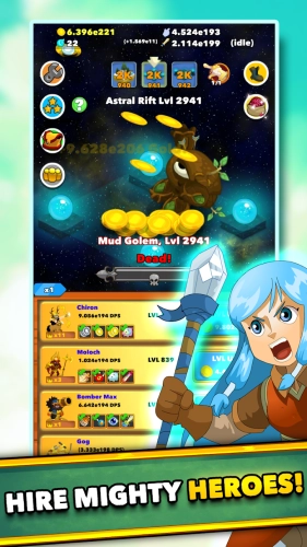 screenshot of Clicker Heroes Mod Apk 3