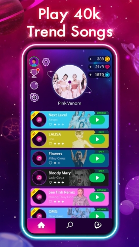 screenshot of Dancing Road Mod Apk 1