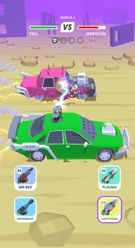 screenshot of Desert Riders: Car Battle Game Mod Apk 1