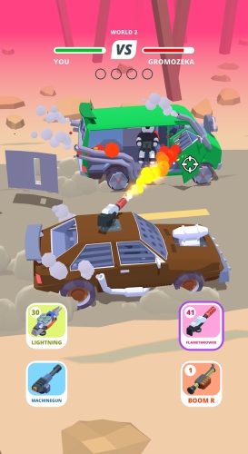 screenshot of Desert Riders: Car Battle Game Mod Apk 2