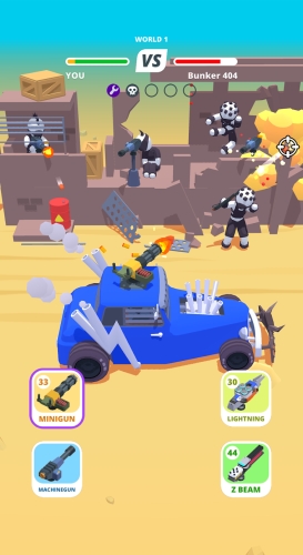 screenshot of Desert Riders: Car Battle Game Mod Apk 3