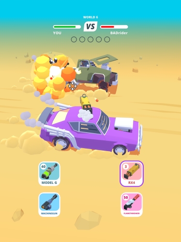 screenshot of Desert Riders: Car Battle Game Mod Apk 4