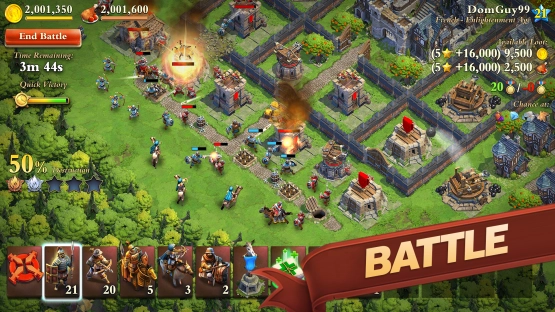 screenshot of DomiNations Mod Apk 1