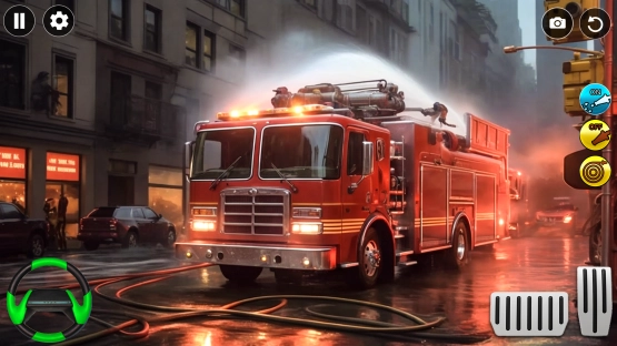 screenshot of Firefighter Truck Simulator 3D Mod Apk 1