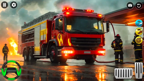 screenshot of Firefighter Truck Simulator 3D Mod Apk 4