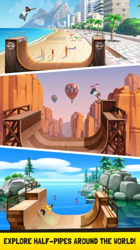 screenshot of Flip Skater Mod Apk 1