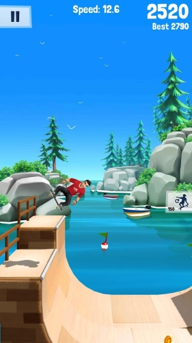screenshot of Flip Skater Mod Apk 4