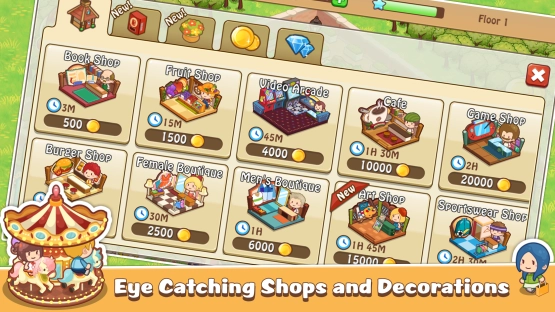 screenshot of Happy Mall Story: Sim Game Mod Apk 1