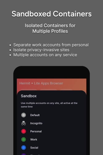 Hermit Lite Apps Browser Mod Apk