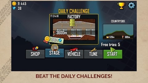 screenshot of Hill Climb Racing Mod