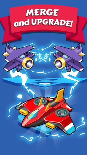 screenshot of Merge Plane – Click & Idle Tycoon Mod Apk 1