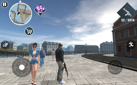 screenshot of Miami Crime Simulator 2 Mod Apk 4