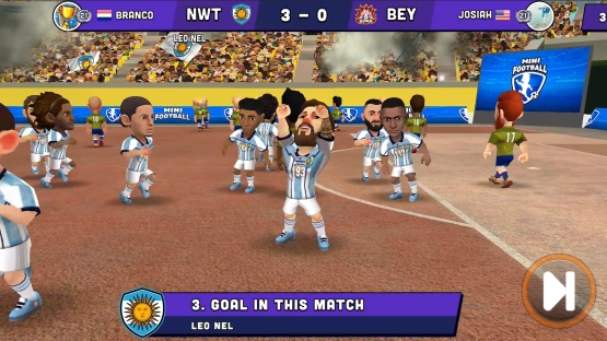 screenshot of Mini Football Mod Apk 3