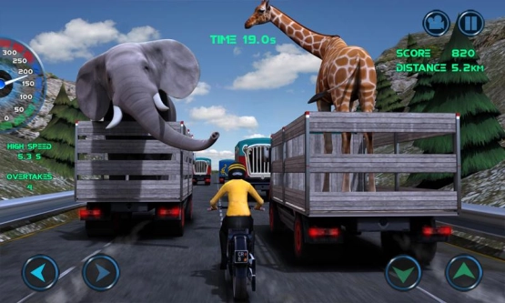 screenshot of Moto Traffic Race Mod Apk 3