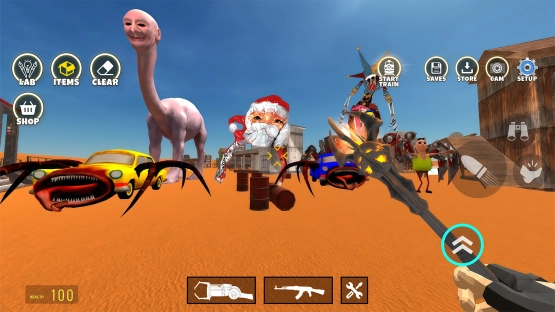 screenshot of Nextbots In Playground mod Mod Apk 3