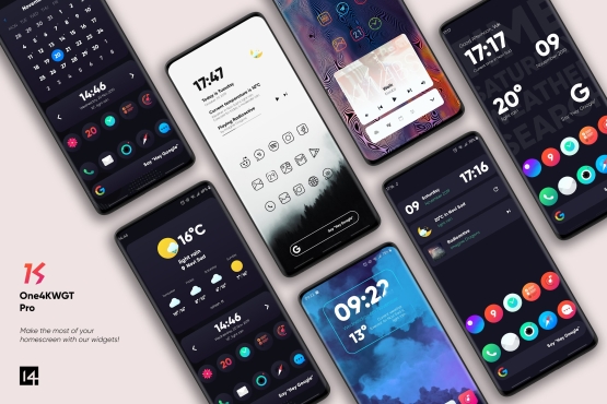 One4KWGT Pro: KWGT Pro widgets Mod Apk