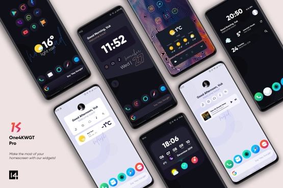 One4KWGT Pro: KWGT Pro widgets Mod Apk