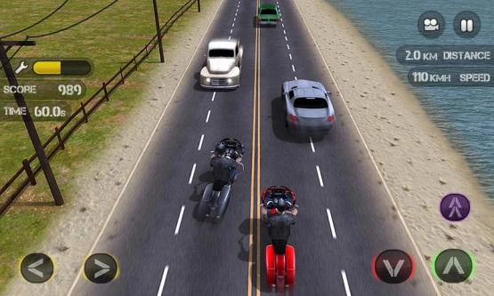 screenshot of Race the Traffic Moto Mod Apk 1