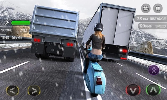screenshot of Race the Traffic Moto Mod Apk 3