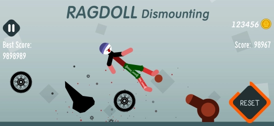 screenshot of Ragdoll Dismounting Mod Apk 4