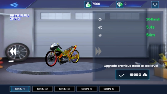 screenshot of Real Drag Bike Racing Mod Apk 2