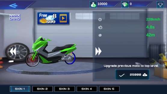 screenshot of Real Drag Bike Racing Mod Apk 4