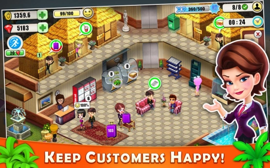 screenshot of Resort Tycoon Mod Apk 1