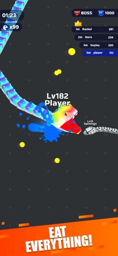 screenshot of Snake Clash Mod Apk 3