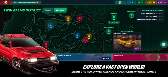 screenshot of Static Shift Racing Mod Apk 4