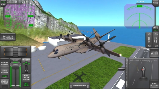 screenshot of Turboprop Flight Simulator Mod Apk 3