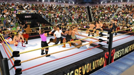 screenshot of Wrestling Revolution 3D Mod Apk 4