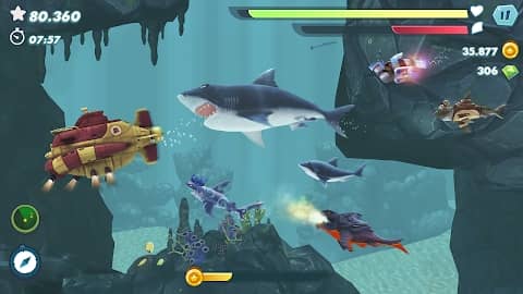 Hungry Shark Evolution Mod Apk