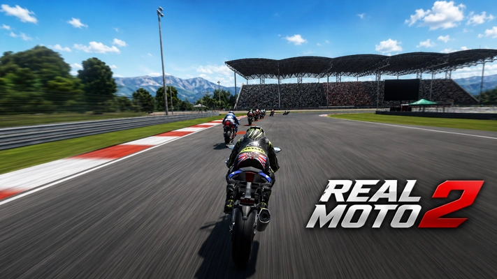Screenshot of the Real Moto 2 Mod Apk gameplay