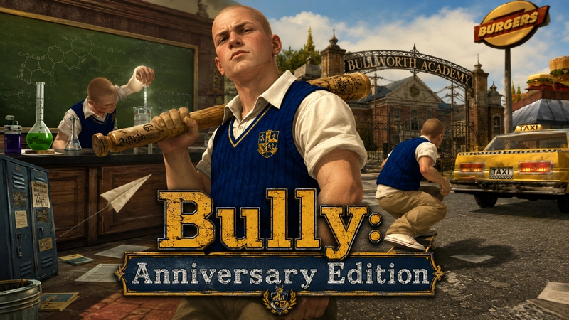 Jimmy Hopkins at Bullworth Academy in Bully: Anniversary Edition