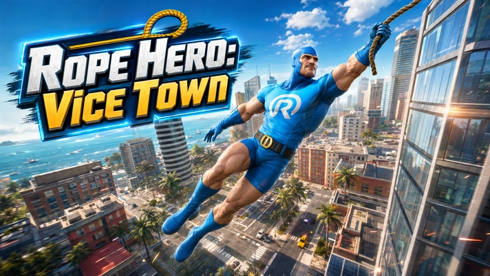 Rope Hero: Vice Town Mod Apk Coverart